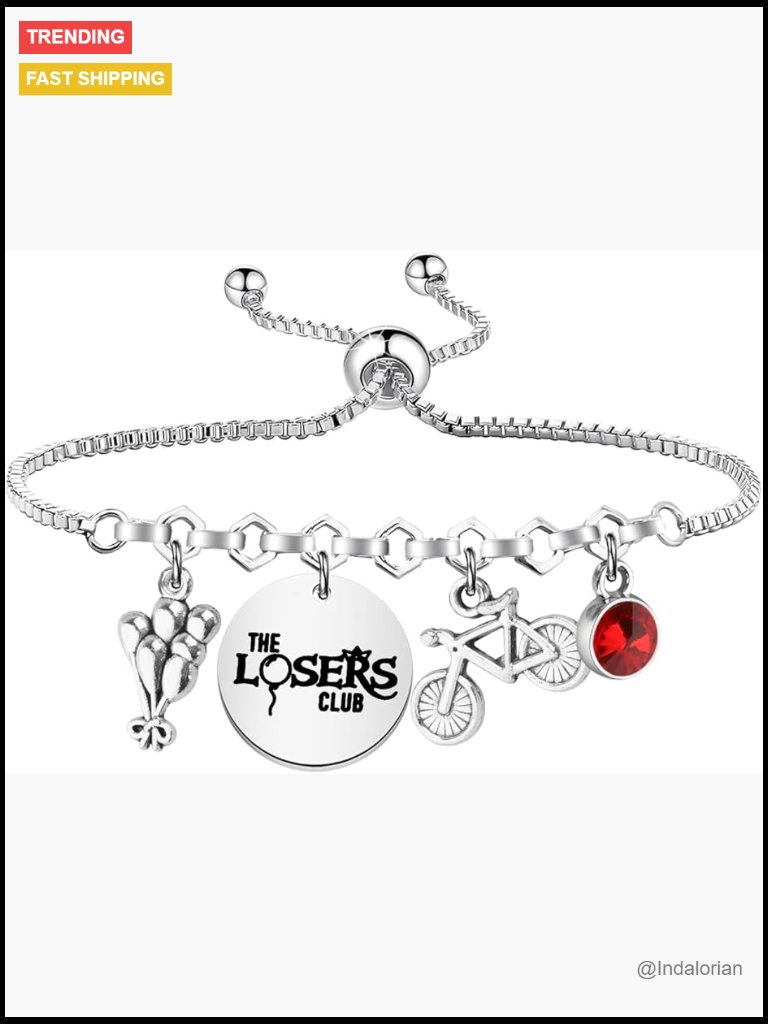 Horror Movie Inspired Bangle Bracelet Stainless Steel Adjustable